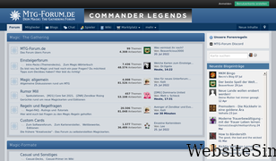 mtg-forum.de Screenshot