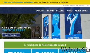 mtsu.edu Screenshot
