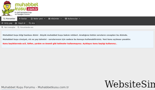 muhabbetkusu.com.tr Screenshot