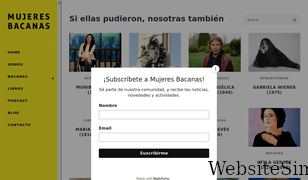 mujeresbacanas.com Screenshot