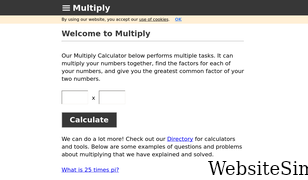 multiply.info Screenshot