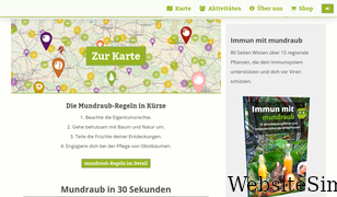mundraub.org Screenshot
