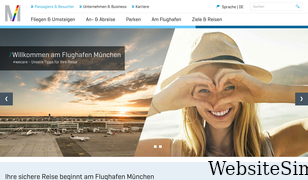 munich-airport.com Screenshot