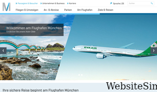 munich-airport.de Screenshot