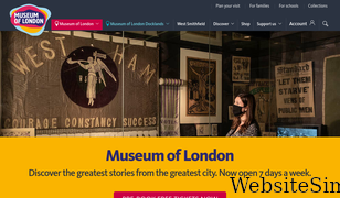 museumoflondon.org.uk Screenshot