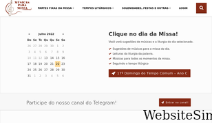 musicasparamissa.com.br Screenshot