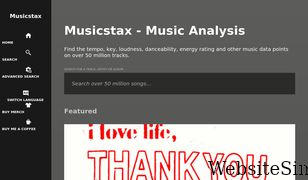 musicstax.com Screenshot