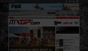mxgp.com Screenshot