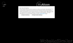 myalcon.com Screenshot