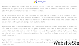 myayan.com Screenshot