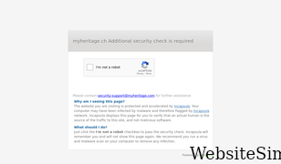 myheritage.ch Screenshot