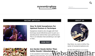 mynewmicrophone.com Screenshot