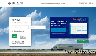 mytriumph.com Screenshot
