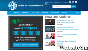 nad.org Screenshot