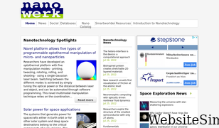 nanowerk.com Screenshot