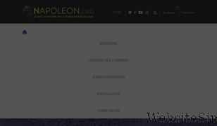 napoleon.org Screenshot