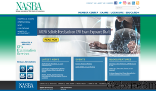 nasba.org Screenshot