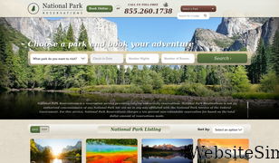 nationalparkreservations.com Screenshot