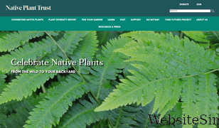 nativeplanttrust.org Screenshot