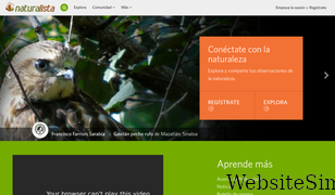naturalista.mx Screenshot