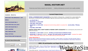 naval-history.net Screenshot
