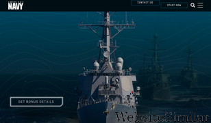 navy.com Screenshot