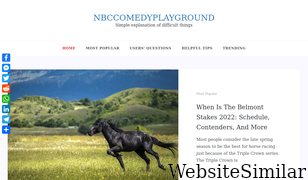 nbccomedyplayground.com Screenshot