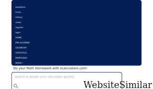 ncalculators.com Screenshot
