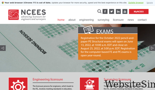 ncees.org Screenshot