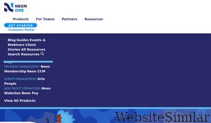 neoncrm.com Screenshot