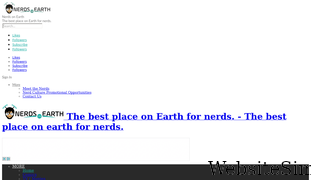 nerdsonearth.com Screenshot