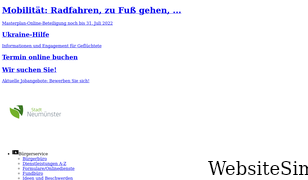 neumuenster.de Screenshot