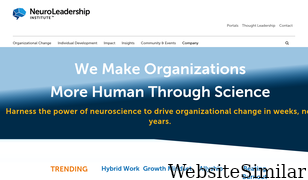 neuroleadership.com Screenshot