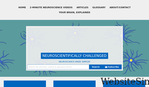 neuroscientificallychallenged.com Screenshot