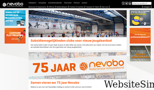 nevobo.nl Screenshot