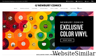 newburycomics.com Screenshot