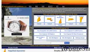 newenglandtrailconditions.com Screenshot