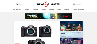 newsshooter.com Screenshot