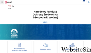 nfosigw.gov.pl Screenshot
