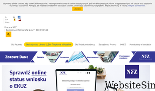nfz.gov.pl Screenshot