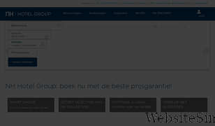 nh-hotels.nl Screenshot