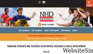 nhd.org Screenshot