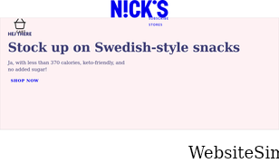 nicks.com Screenshot