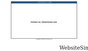 nissan.com Screenshot