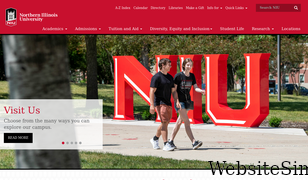niu.edu Screenshot
