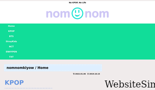 nomnom-korea.com Screenshot