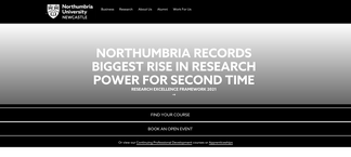 northumbria.ac.uk Screenshot