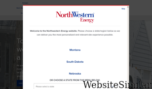 northwesternenergy.com Screenshot
