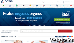 nosis.com Screenshot