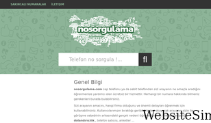 nosorgulama.com Screenshot